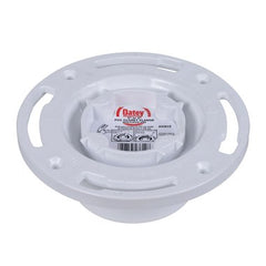 Oatey 43612 Closet Flange Easy Tap with Cap 3 or 4 Inch PVC  | Midwest Supply Us