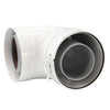 101490-01 | Vent Elbow 90 Degree 80/125 Polypropylene | Burnham Boilers