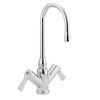 8113 | Laboratory Faucet M-Dura 2 Lever ADA Chrome Gooseneck 2.2 Gallons per Minute | Moen