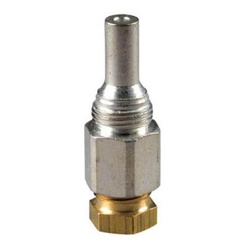 Resideo 388146KR 0.014 IN. LP ORIFICE WITH 1/4 IN COMPRESSION FITTING. FLAT STYLE. ORIFICE STAMPING KR14  | Midwest Supply Us