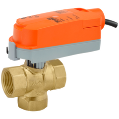 Belimo Z3100QS-J+CQXUP-3 ZoneTight™ (QCV) | 1" | 3-way | Cv 4.4  | Configurable Valve Actuator | Non fail-safe | AC 100-240 V | On/Off | Floating point  | Midwest Supply Us