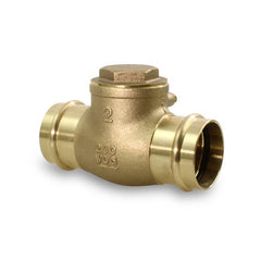 Everflow 400R114-NL 1-1/4" PRESS Swing Check Valve Brass, Lead Free Pack of 5 | Midwest Supply Us