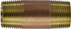 40115 | 1 X 12 RED BRASS NIPPLE, Nipples and Fittings, Brass Nipples, Brass Nipple 1