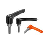 34360 | HANDLE, ADJ, M5 X0.8 X25 STUD | Jergens