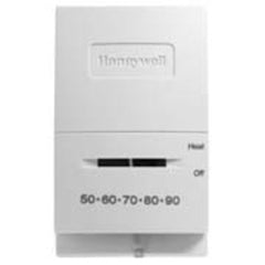 HONEYWELL HOME T822K1000/U Thermostat T822K Non-Programmable with Heat Off/Switch 24 Voltage Alternating Current 1 Heat 45-95 Degrees Fahrenheit  | Midwest Supply Us