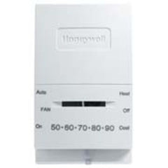 HONEYWELL HOME T834N1002/U Thermostat T834N Non-Programmable Low Voltage 20-30 Voltage Alternating Current 1 Heat/1 Cool Premier White 45-95 Degrees Fahrenheit  | Midwest Supply Us