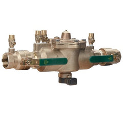 Watts 3/4-LF009M3-QT Backflow Preventer LF009 Reduced Pressure Zone Assembly 3/4 Inch Lead Free Bronze Quarter Turn FNPT 0391003  | Midwest Supply Us