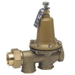 Watts LF25AUBLPZ3-12 Pressure Reducing Valve Water 1/2 Inch FNPT Union x FNPT Lead Free Brass 10-35PSI 33-160 Degrees Fahreinheit  | Midwest Supply Us