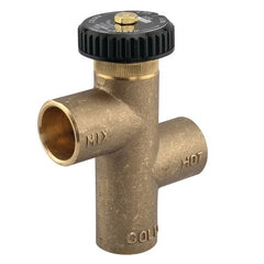 Watts LF70A3/4 Mixing Valve LF70A Hot Water Extender 3/4 Inch Lead Free Brass Socket LF70A3/4  | Midwest Supply Us