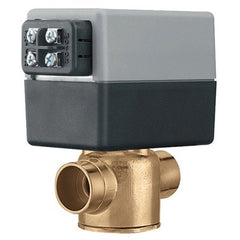 Hydronic Caleffi Z56 Zone Valve Z-One Z56 2-Way Motorized with Screw Terminal 1 Inch Brass Sweat 7.5 Cv 300 Pounds per Square Inch  | Midwest Supply Us