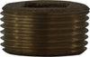 44637LF | 1-1/2 BRASS COUNTERSUNK PLUG LF, Nipples and Fittings, Lead Free Bronze Fittings, Lead Free Countersunk Plugs | Midland Metal Mfg.