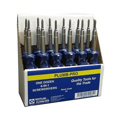 J C Whitlam 4 Screwdriver Set 6 IN 1  | Midwest Supply Us