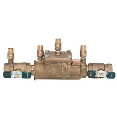 Watts 1007M1-QT-FZ Backflow Preventer 007 1 Inch Bronze Quarter Turn Dual Check 007M1QT-1 175 Pounds per Square Inch 33 to 180 Degrees Fahrenheit  | Midwest Supply Us