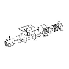 Tjernlund 950-1021 Motor Assembly with Wheel for HS2/HSUL-2/HST-2/HS115-2/PAI-4 880-0212  | Midwest Supply Us
