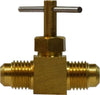 46046 | 3/8 M FLARE X M FLARE NEEDLE VLV, Brass Fittings, Needle Valves, Flare x Flare | Midland Metal Mfg.