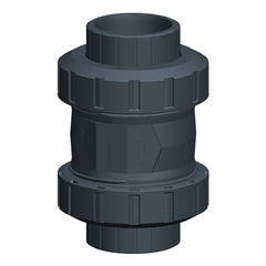 Georg Fischer 161561102 Check Valve 561 1/2 Inch PVC Socket/Threaded NPT EPDM  | Midwest Supply Us