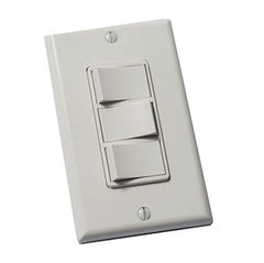 Panasonic FV-WCSW31-W Bathroom Fan Switch WhisperControl 3 Function White FV-WCSW31 Push-in Side & Back Wired  | Midwest Supply Us