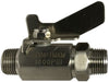 46913SS | 3/8 MIP X MIP MINI S.S. BALL VALVE, Valves, Stainless Steel Mini Ball valves, M X M 1,000 PSI Mini Ball Valve | Midland Metal Mfg.