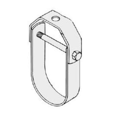 Hangers 11SS0100 Clevis Hanger Standard 1 Inch IPS T-304 Stainless Steel  | Midwest Supply Us