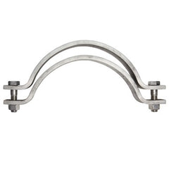 Hangers 524SS-12I Pipe Clamp Single Bolt 12 Inch 316 Stainless Steel IPS  | Midwest Supply Us