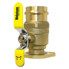 Webstone 81407HV Ball Valve Isolator Brass 2" PressxFlange with Rotating Flange Full Port  | Midwest Supply Us