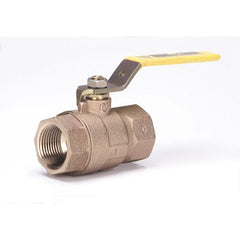 Milwaukee Valves BA100SA-114 Ball Valve Bronze 1-1/4 Inch Threaded 2 Piece Standard Port Stainless Steel Ball and Stem 600WOG/150SWP  | Midwest Supply Us