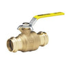 BA480B-112 | Ball Valve UltraPress Brass 1-1/2 Inch Press x Press 2 Piece Full Port | Milwaukee Valves