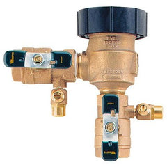 Watts 11/4LF800M4-QT-FZ Vacuum Breaker Pressure with Quarter Turn Lead Free Bronze 1-1/4 Inch for Irrigation & Industrial Process Water Systems  | Midwest Supply Us