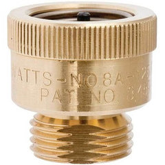 Watts LF8A-34 Vacuum Breaker Hose Connection Atmospheric Lead Free Brass 3/4 Inch LF8A-34 for Service Sinks Swimming Pools Photo Developing Tanks Laundry Tubs Wash Racks Dairy Barns Marinas & General Outside Gardening Uses  | Midwest Supply Us