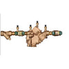 LF909-QT-S-FS1 | Backflow Preventer LF909-FS Small Reduced Pressure Zone Assembly 1 Inch Lead Free Bronze Quarter Turn with Strainer FNPT 175 Pounds per Square Inch | Watts