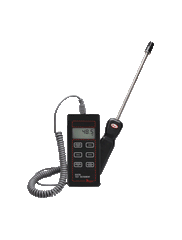 Dwyer Instruments 485B-1 Digital thermo-hygrometer includes 9V battery | sensing probe | wrist strap | hard carrying case and instructions  | Midwest Supply Us