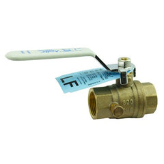 Apollo Products 95ALF10401 95ALF-100 Series 3/4" Lead Free Two-Piece Female Full Port Brass Stop and Waste Ball Valve  | Midwest Supply Us