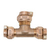 313-395NL | Service Tee Lead Free Bronze T-4441NL 1 Inch Copper Tube Size Pack Joint | Legend Valves