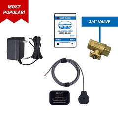 Floodmaster RS-094-3/4 Leak Detector Water Heater with Automatic Shut-Off 3/4 Inch Valve Alarm  | Midwest Supply Us