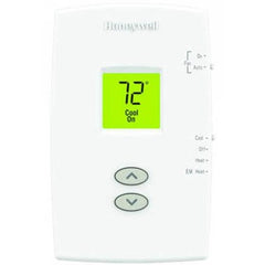 HONEYWELL HOME TH1210DV1007/U Thermostat PRO 1000 Non-Programmable 2 Heat/1 Cool Heat Pump White 40-90 Degrees Fahrenheit  | Midwest Supply Us