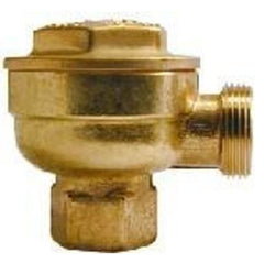 Barnes & Jones 122A Steam Trap Thermostatic Radiator Angle 1/2 Inch 122A 25 Pounds per Square Inch Brass  | Midwest Supply Us