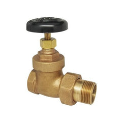 Red White Valve 9107F-12 Radiator Valve Straight Steam 1/2 Inch FNPTxMNPT Brass  | Midwest Supply Us