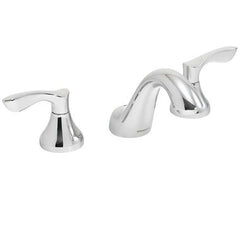 Speakman SB-1721 Lavatory Faucet Chelsea Widespread 2 Lever ADA Polished Chrome 1.5GPM Low Arc Pop-Up Drain 3 Hole  | Midwest Supply Us