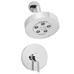 Speakman SM-1010-P Shower System Neo with Pressure Balance Valve 1 Lever Polished Chrome ADA 2.5 Gallons per Minute  | Midwest Supply Us