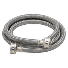 Fluidmaster 9WM60HE Washer Connector High Efficiency Braided Stainless Steel 60 Inch 3/4 Inch Hose Fitting  | Midwest Supply Us