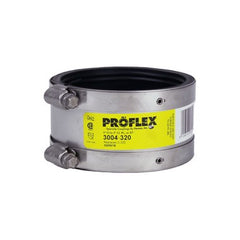 Fernco 3004-320 Coupling Proflex Shielded 3 x 2 Inch Cast Iron to Cast Iron/Plastic/Steel  | Midwest Supply Us