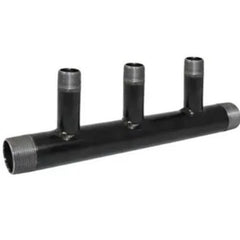 Boiler Header Systems 76701 Header Boiler 1-1/4 x 3/4 Inch Steel for 3 Zone  | Midwest Supply Us