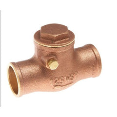 Watts LFWCVS-1 Check Valve 1 Inch Lead Free Brass Swing Solder 200 Pounds per Square Inch  | Midwest Supply Us