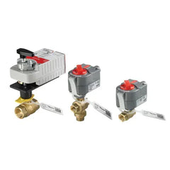 Honeywell VBN2AESXG101 CONTROL BALL VALVE WITH ELECTRIC ACTUATOR - 1/2 IN. NPT - 2-WAY - 1.3 CV  - STAINLESS STEEL TRIM - COMMUNICATING SYLK (FAIL OPEN) - 24 VAC  | Midwest Supply Us