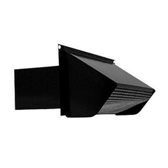 Broan Fans 639BLACK Wall Cap Black Steel for 3-1/4x10 Inch Duct  | Midwest Supply Us