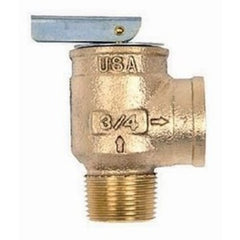 Apollo Products 1040705 Relief Valve 10 Safety 3/4 Inch Male NPT x Female NPT Bronze 1040705  | Midwest Supply Us