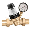 535341HA | Pressure Reducing Valve PresCal 535H with Gauge 1/2 Inch Female NPT Low Lead Brass 300 Pounds per Square Inch 180 Degrees Fahrenheit | Hydronic Caleffi