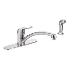 Moen 8717 Kitchen Faucet M-Dura 1 Lever ADA Chrome 1.5 Gallons per Minute  | Midwest Supply Us