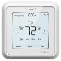 HONEYWELL HOME TH6220WF2006/U Thermostat Lyric T6 PRO Programmable Smart WiFi 24 Volt 2 Heat/2 Cool 7 Day/5-2/5-1-1 White 40-99 Degrees Fahrenheit  | Midwest Supply Us
