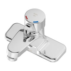 Symmons SLC-6000 Lavatory Faucet Scot Centerset Metering 1 Lever ADA Polished Chrome 0.5 Gallons per Minute Less Drain  | Midwest Supply Us